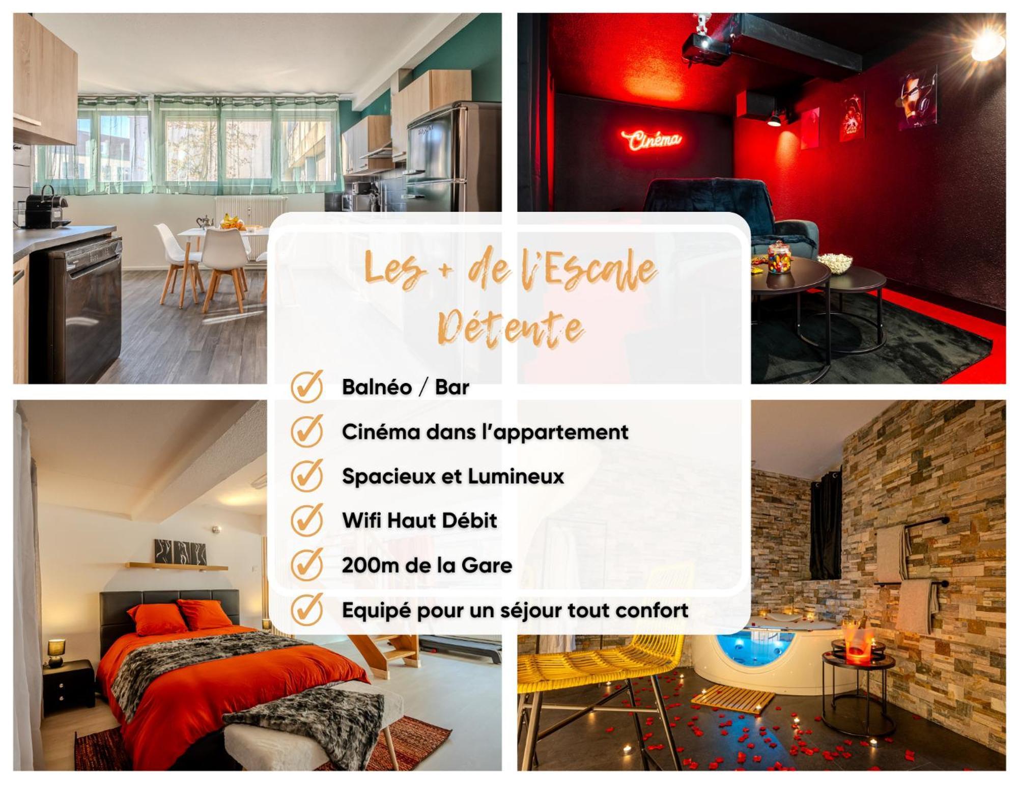 Cocon Relax - Jacuzzi - Cinema Apartment *
